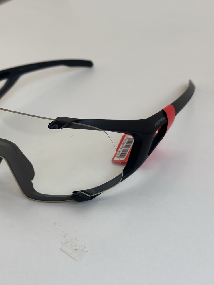Alpina HAWKEYE – Black Matt / Clear Lens Cat.0