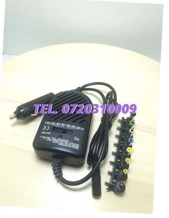 Alimentator Auto Universal Laptop12v 8 Capete Schimb