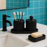 Set Baie Ora Noir – Design Modern și Eleganță Sculpturală