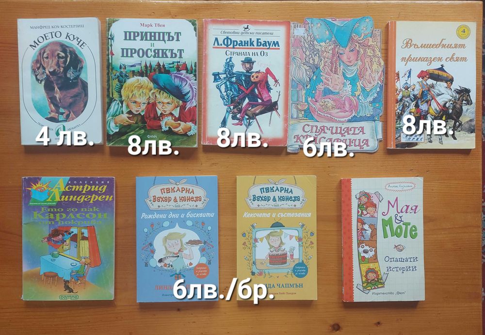 Книжки с изчерпан тираж