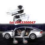 Set 2 Proiectoare Portiere Led Logo Emblema Audi Si S Line Dedicate