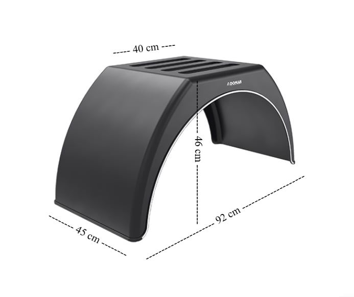 Пластмасов калник за двойна гума бус, камион 92x45см Domar