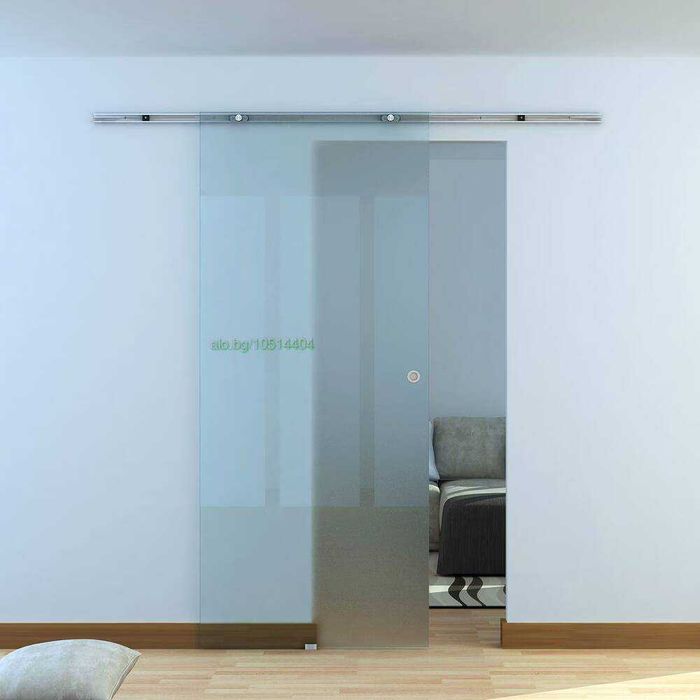 Плъзгаща врата стъклена интериорна 1025 x 2050 mm