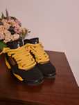 Rope laces Air Jordan 4 Retro Thunder Yellow