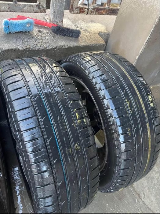 Джанти с летни гуми Dunlop 225/55, за Hyundai 5x114,3 18 цола