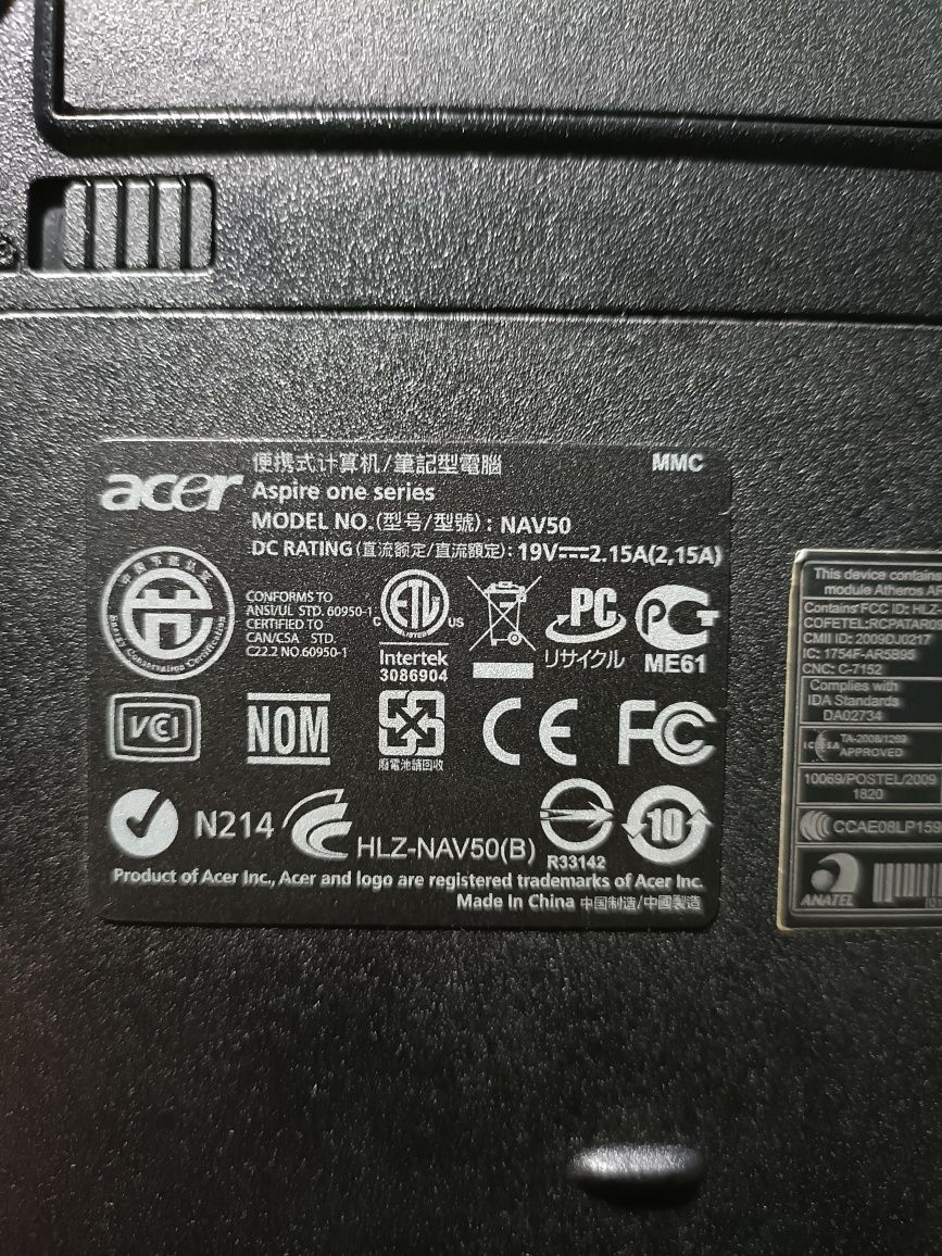 Laptop Acer NAV50