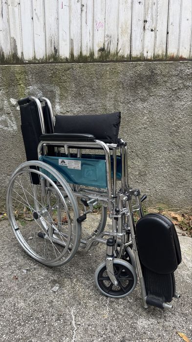 Scaun rotile mobiclinic pliabil handicap fotoliu rulant carucior