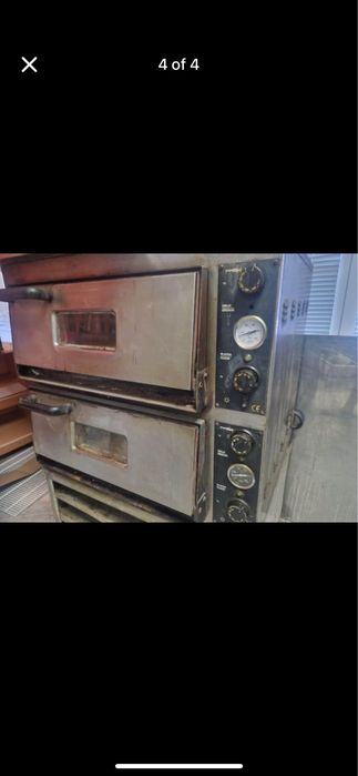 Професионална двойна фурна за печене на пицию