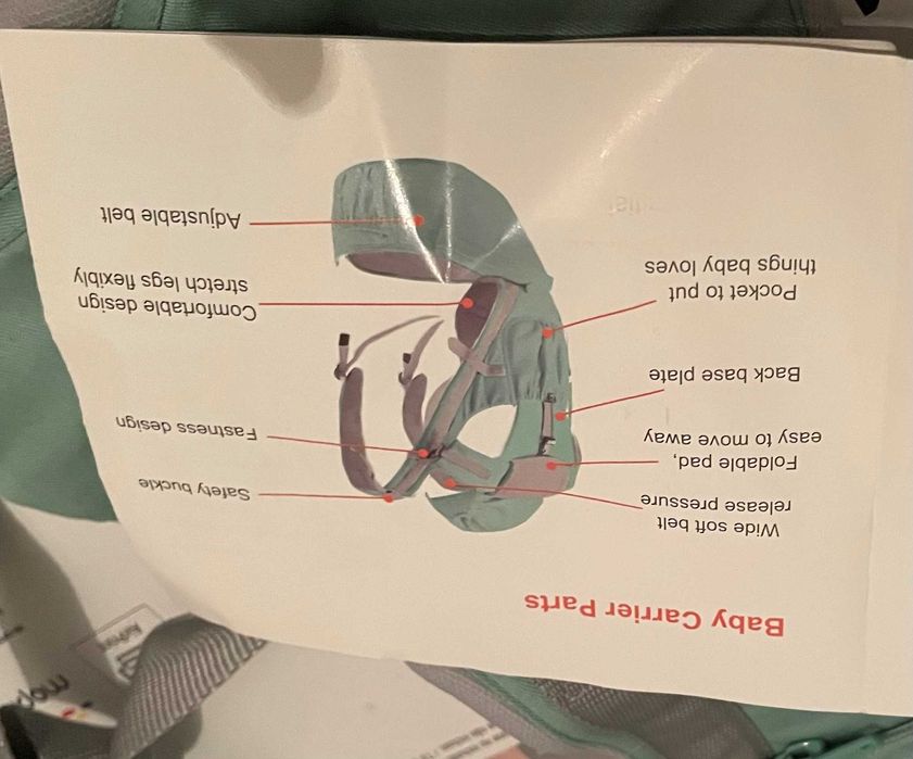 Ham/Marsupiu bebe cu scaunel detasabil, Cute4Babies®, 0-36 luni