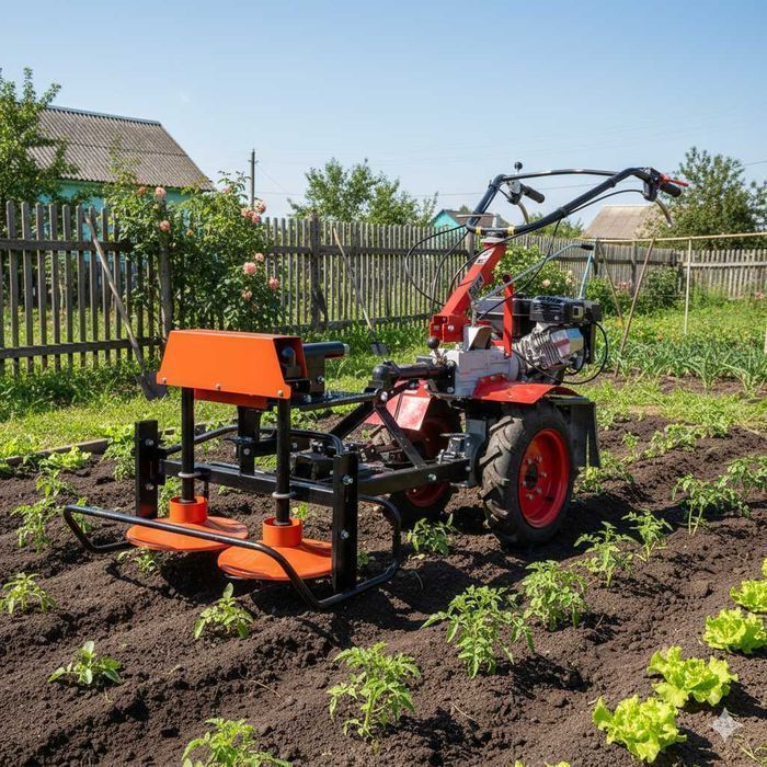 Роторная косилка для мотоблоков Ременной привод Скашивание Травы