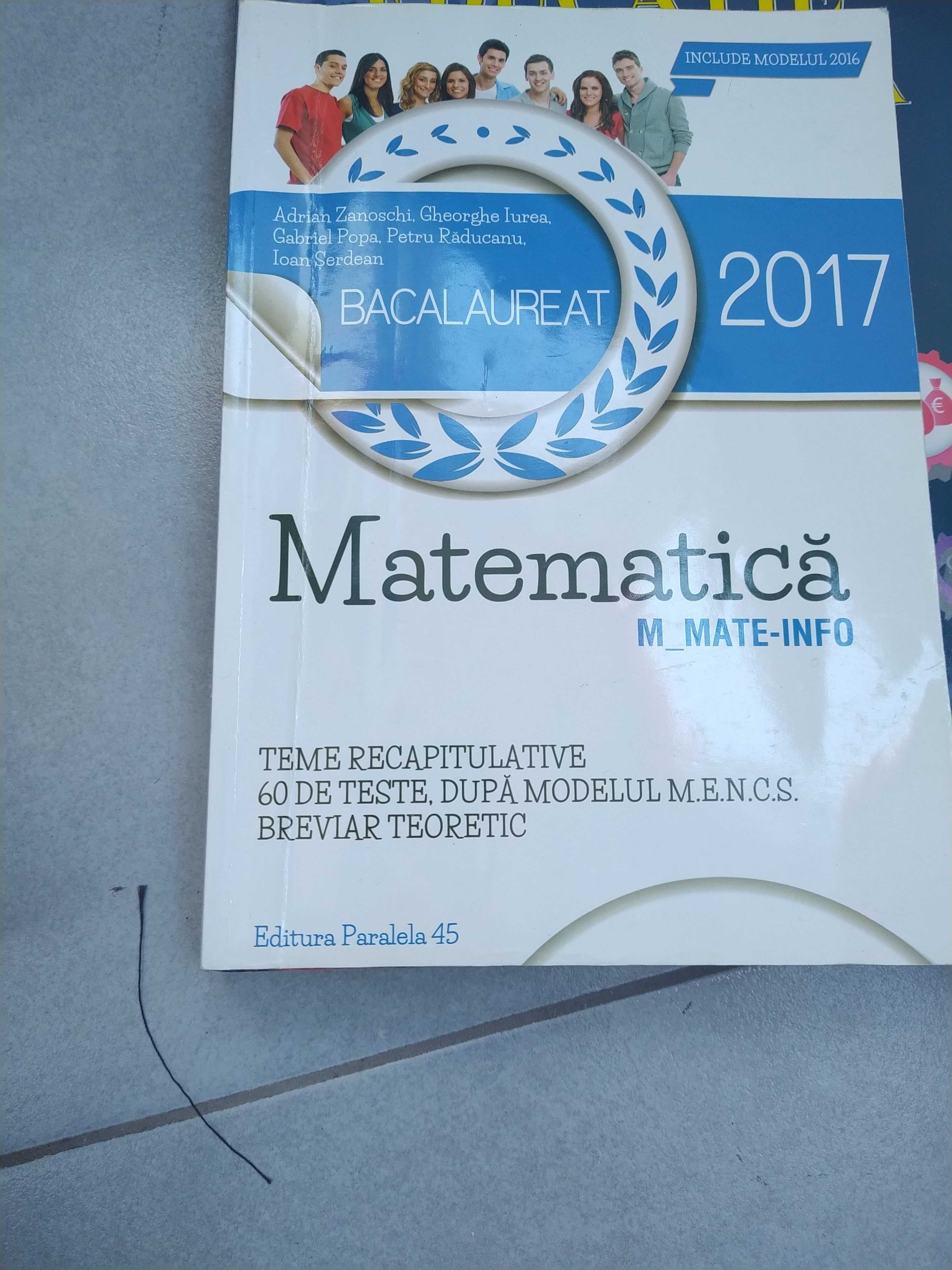 Culegeri matematica fizica liceu bacalaureat admitere si examen SAT
