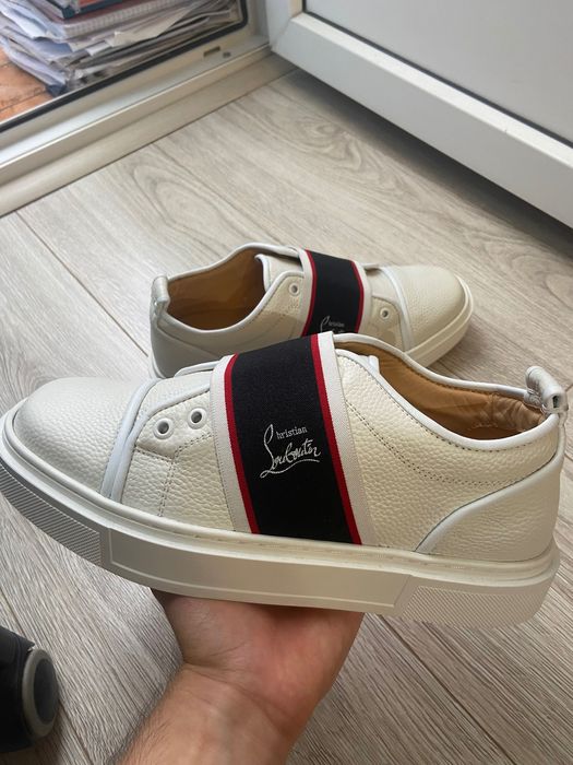 Christian Louboutin Adolescenza Sneakers Alb