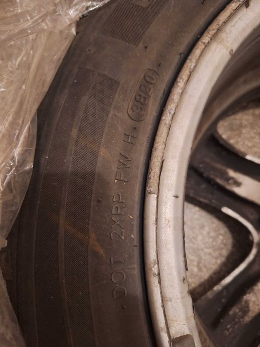 Jante mercedes C200cdi si anvelope de iarna 205/55R16 stare buna