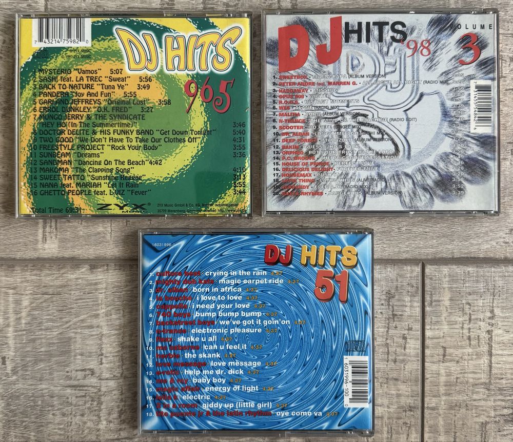 Lot 9 cd-uri muzica eurodance Dj Hits