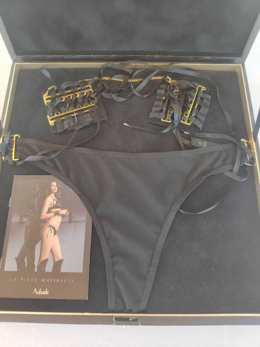 Aubade La Pièce Maîtresse — Set de lenjerie premium (NOU, neutilizat)