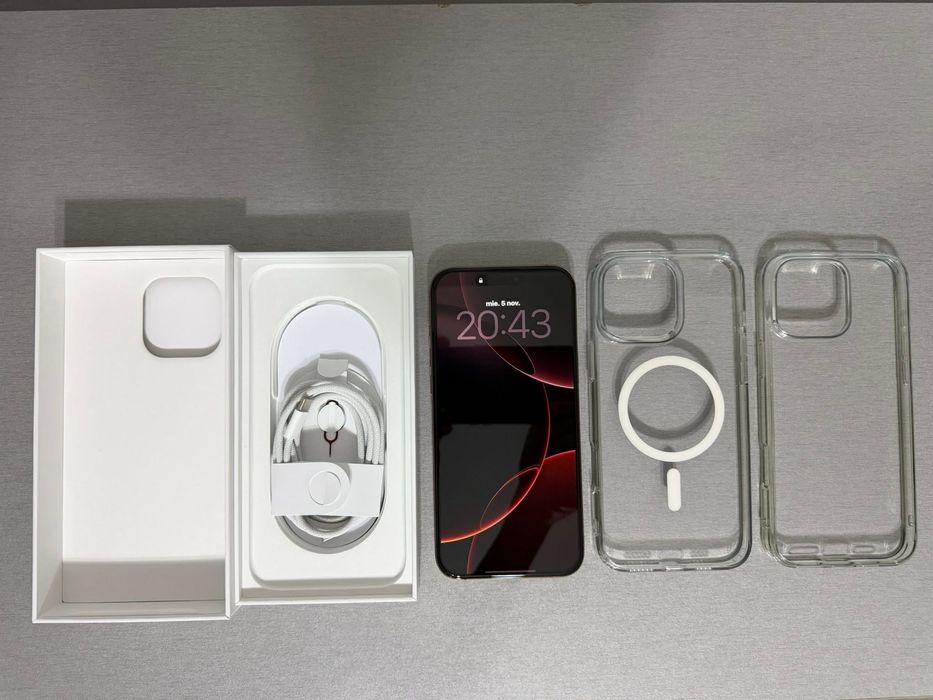iPhone 16 PRO MAX de 256 GB  , cu 100% Bateria