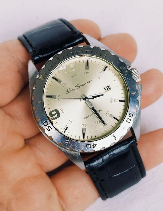 Ceas barbatesc Ben Sherman cu Quartz, din oțel inoxidabil, curea piele