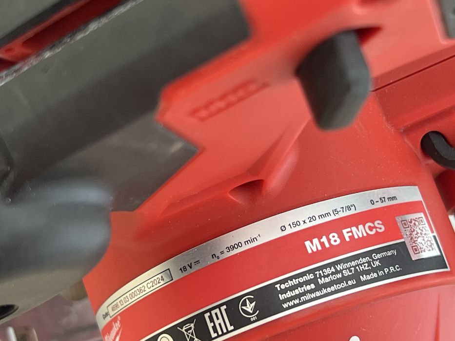 Milwaukee M18 FMCS circular metal