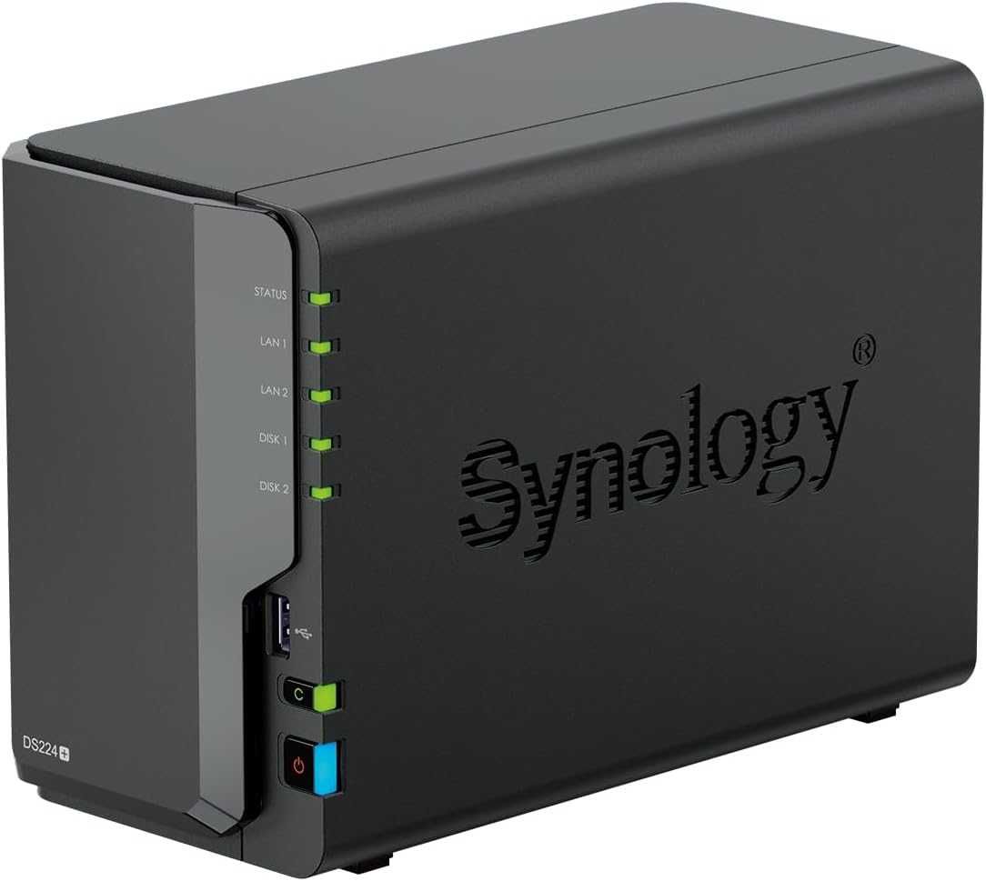 Сетевое хранилище Synology 2 Bay NAS DiskStation DS224+! Новый!