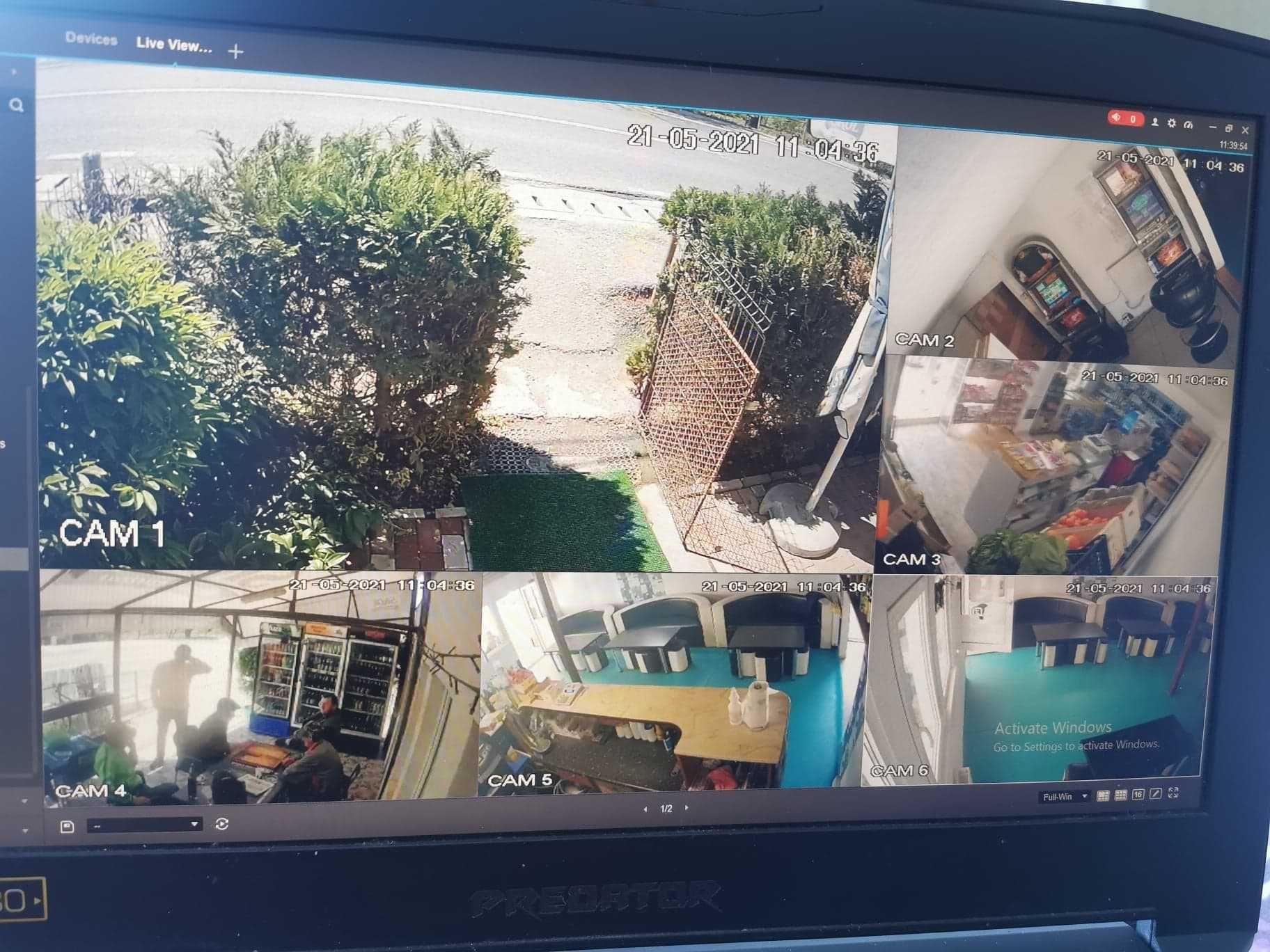Sistem 4 8 camere supraveghere video filmat instalare inclusa Negresti