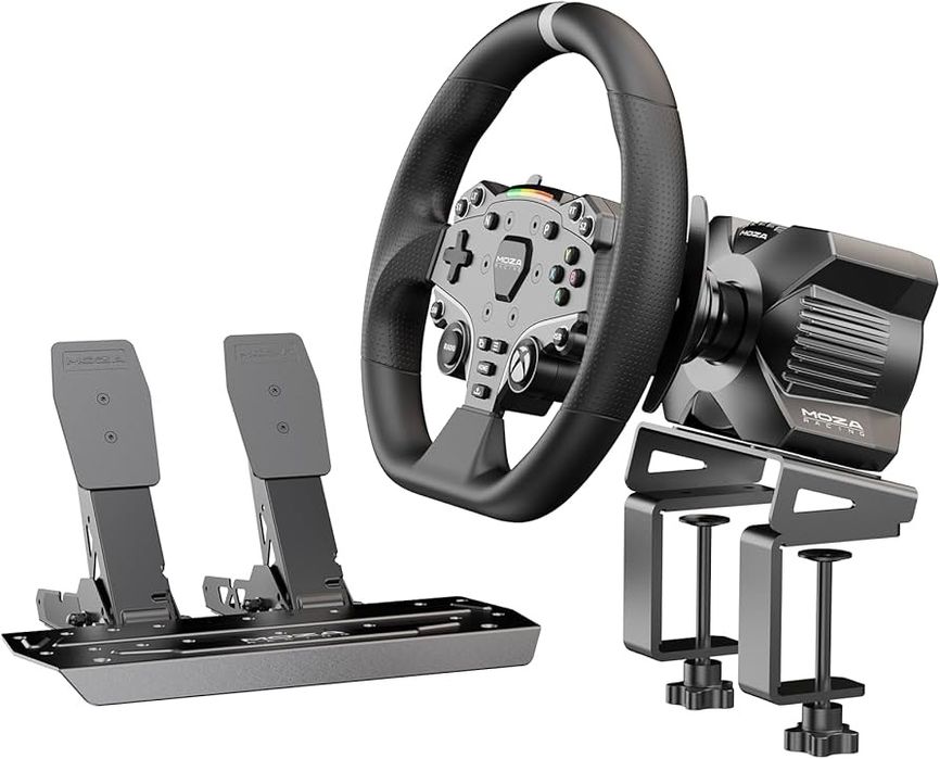 MOZA R3 Bundle — Руль, база и педали для симрейсинга