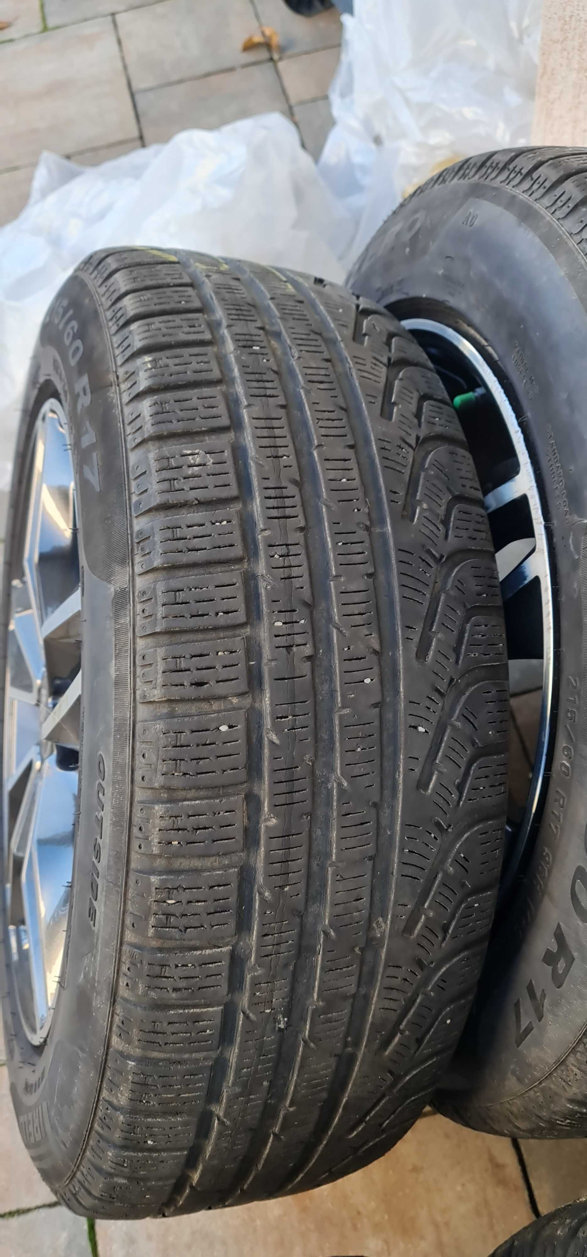 Vand 4 Cauciucuri Pirelli winter 215/60/R17 Janta aliaj MSW