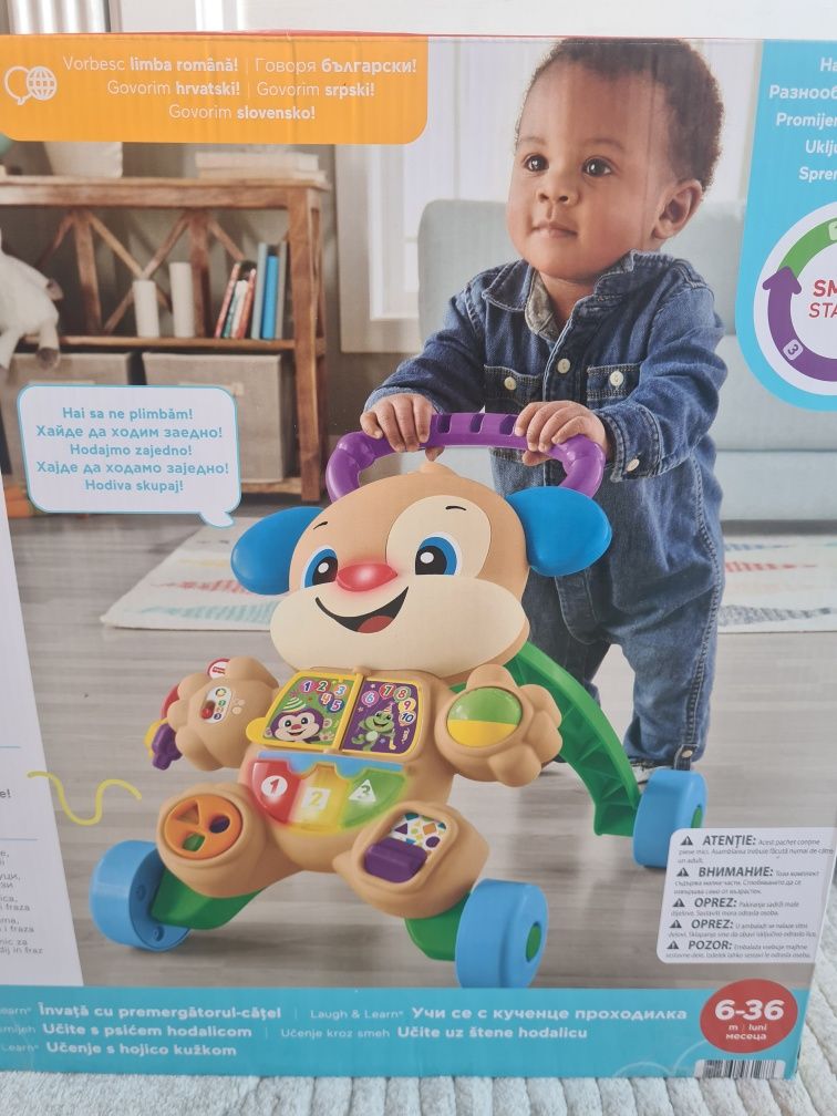 Музикална проходилка кученце Fisher price smart stages