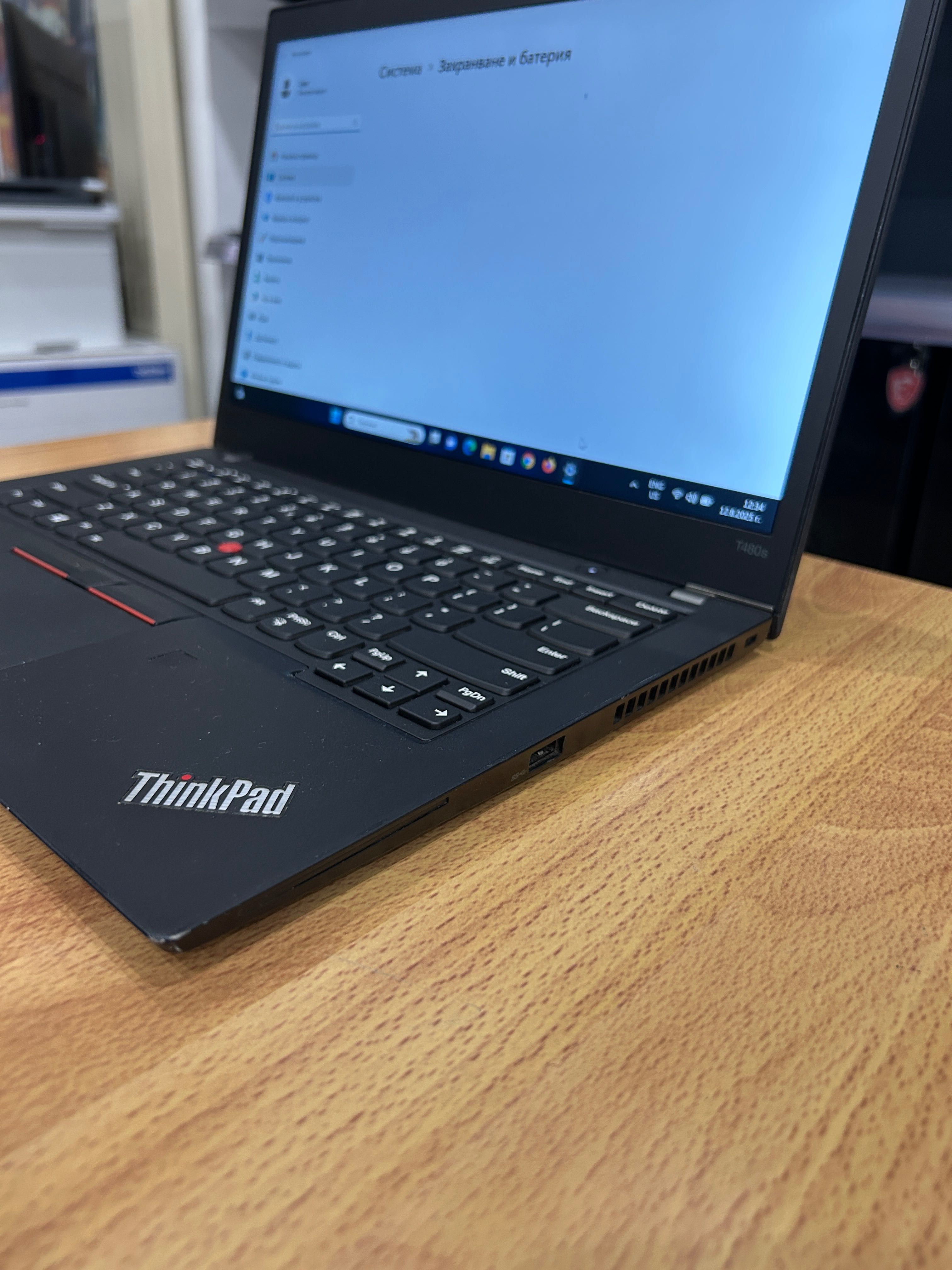 Лаптоп Lenovo ThinkPad Т480s i7-8650U/24GB/512 NVME, 3 мес. гаранция!