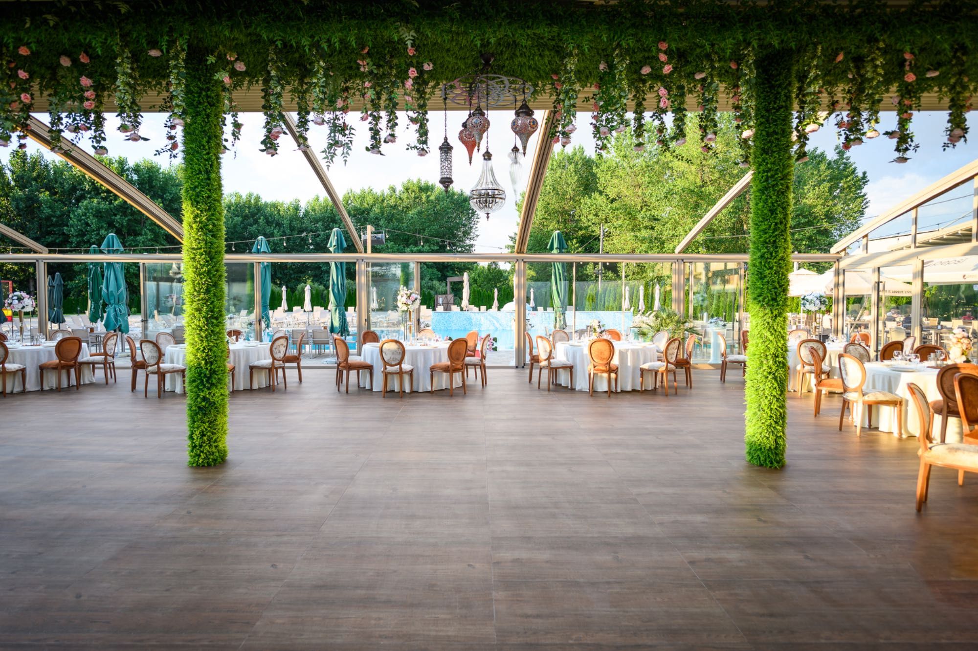Pergola retractabila 15x23 (345mp)