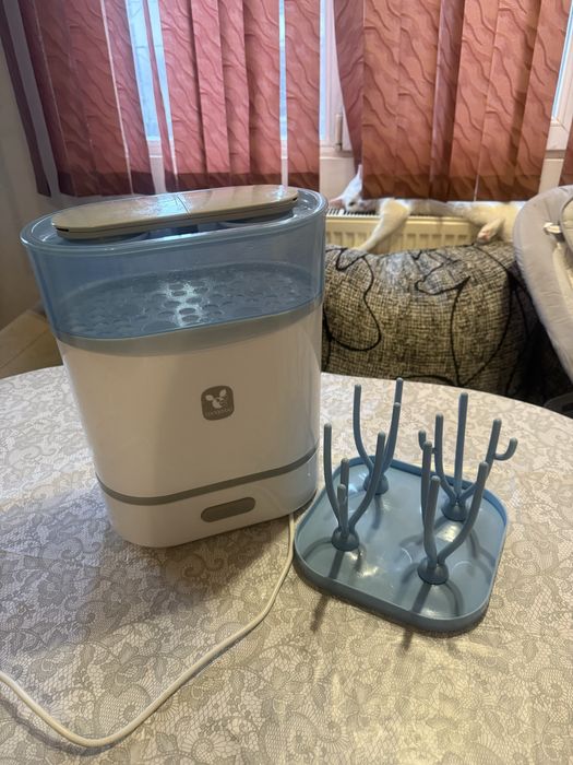 Електрически парен стерилизатор cangaroo + поставка за шишета