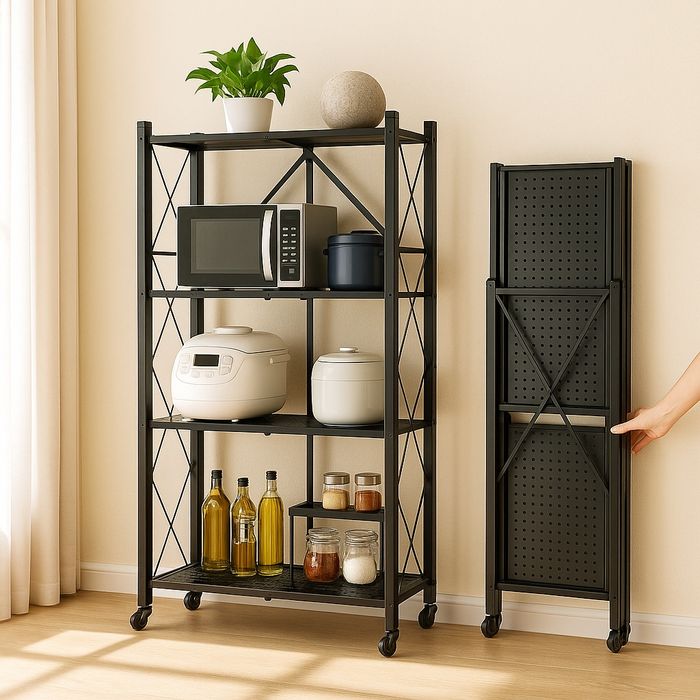 Стеллаж металлическийс складной  3/4/5 ярусов