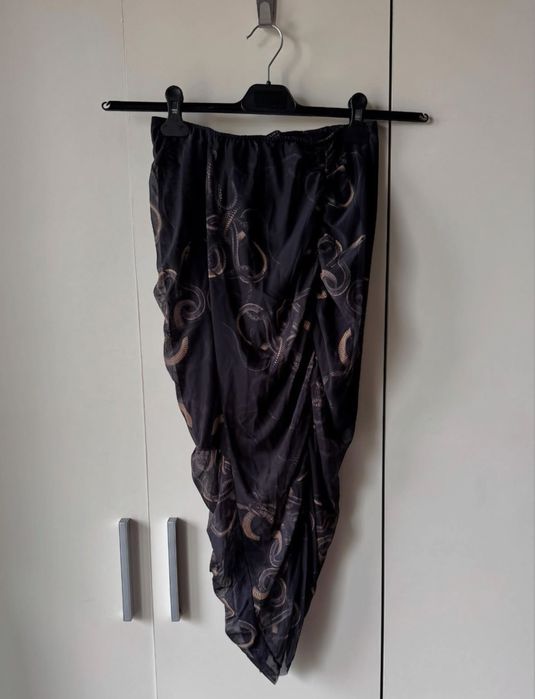 all saints midi asymetric skirt