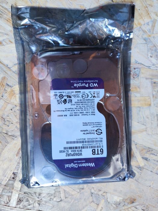 HDD WD Purple Surveillance 6TB WD60PURX