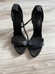 Sandale cu toc ZARA, piele, marime 37