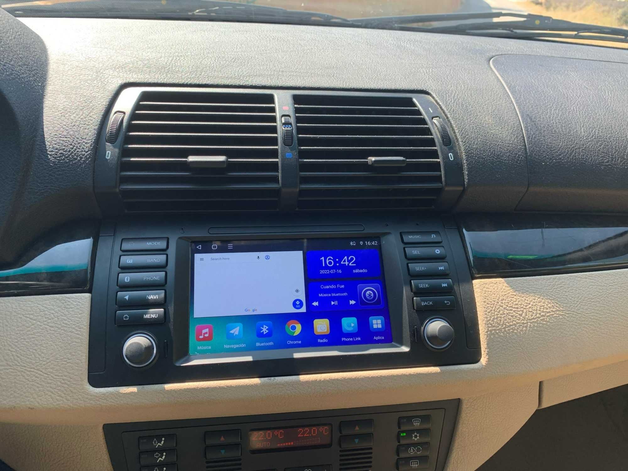 PROMOTIE - Navigatie GPS Android BMW Seria 5 E39 X5 E53 - QLed DSP BT