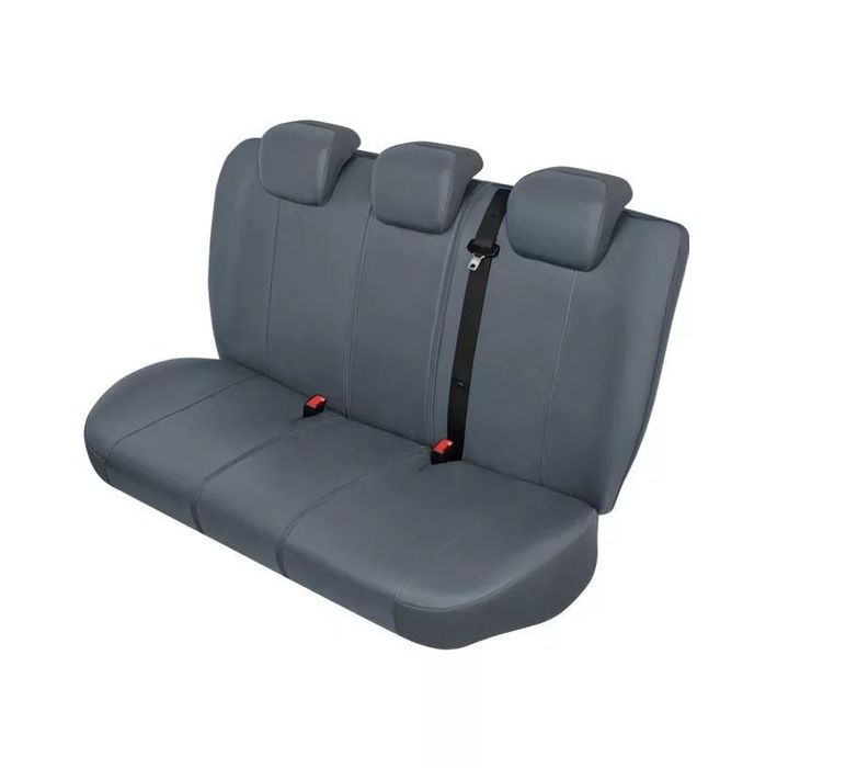 Set huse scaune bancheta Spate marime M-L, imitatie piele, culoare GRI