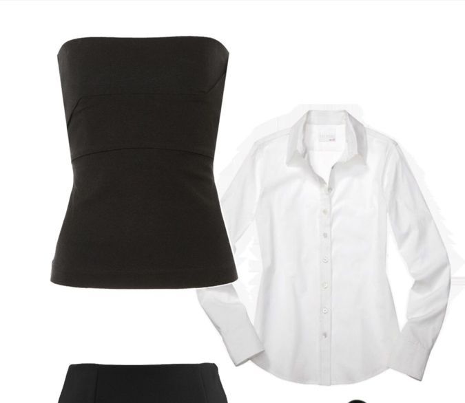 Корсет с рубашкой