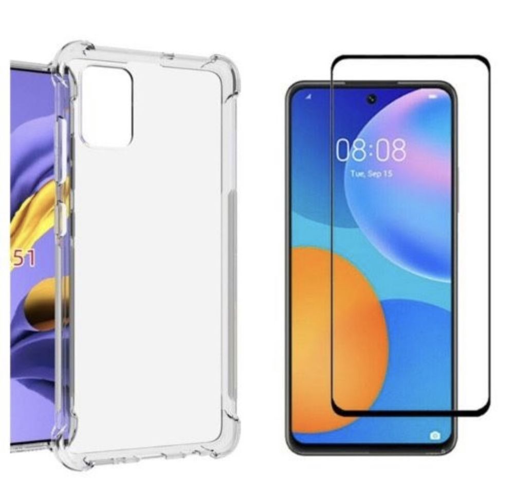 Samsung S20 S21 S23 S24 FE Husa Silicon Anti Soc + Folie Sticla Premim