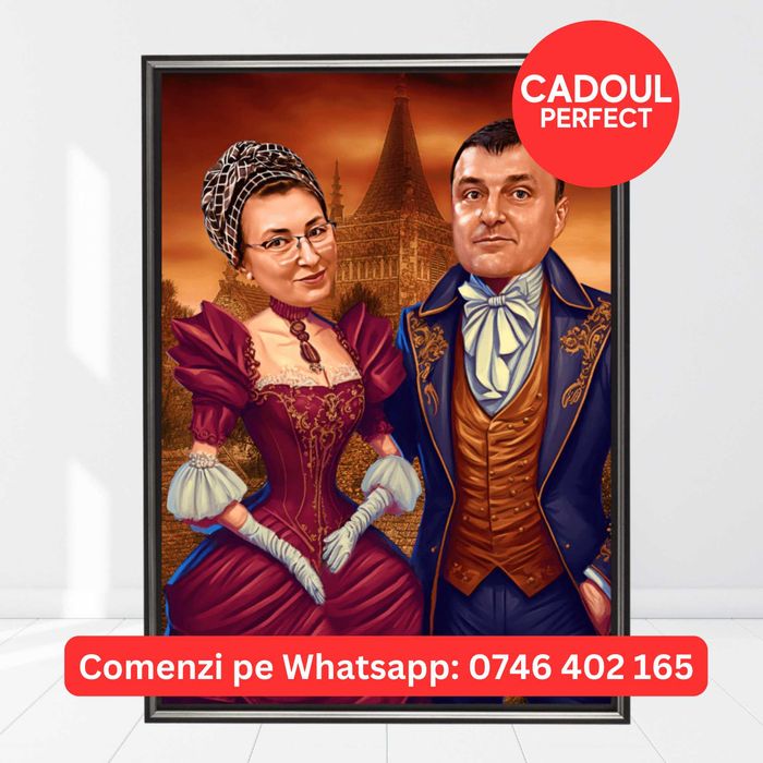 Portrete Caricaturi Tablouri Cadouri Personalizate Femei Barbati Cuplu