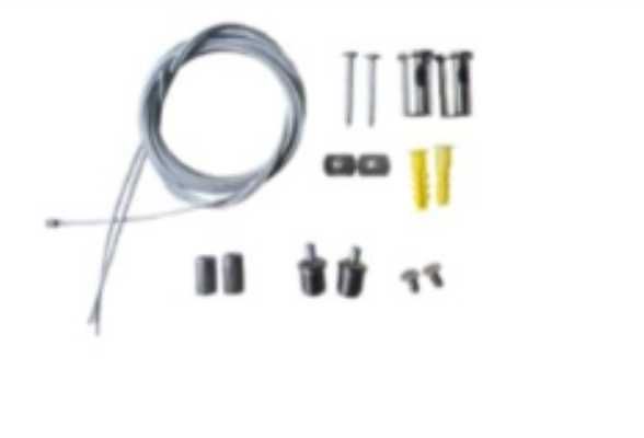 Set sina aplicata iluminat 2m - Alba cu 5 - 10 spoturi 20W - CRI >90