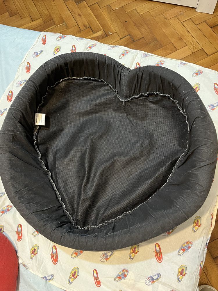 Cosulet inima mar L pisici 60x55x17 utilizata de 2 ori
