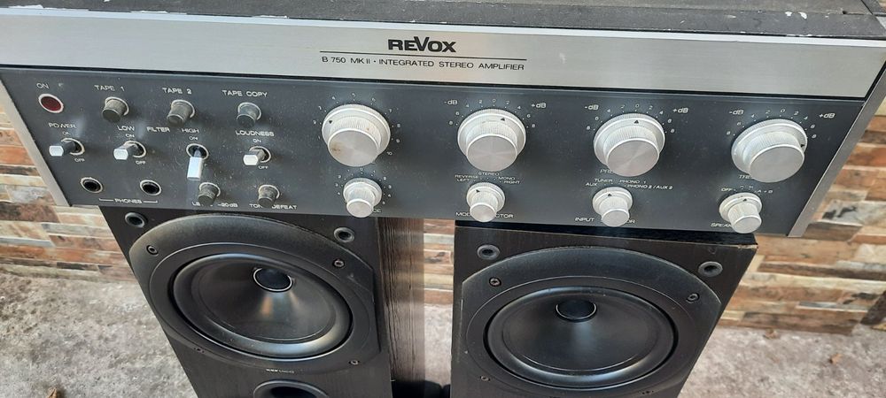 Тонколони Kef Q30 Усилвател Revox B750 mkII