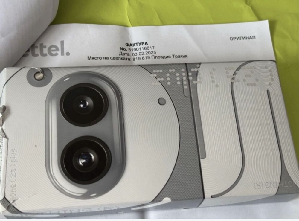 КАТО НОВ 256GB Nothing Phone 2A Plus 5G Гаранция Yettel 2027г. Grey