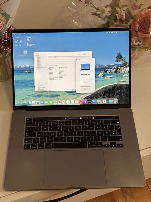 Macbook Pro 16” Intel i9 , 64GB Ram , 1TB SSD, 8GB VIDEO
