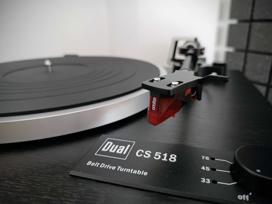 Pick-Up Dual CS 518 Negru, doza Ortofon 2M Red