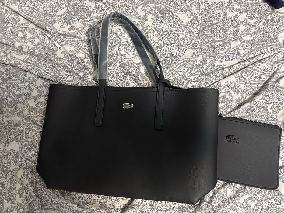 Две черни чанти Lacoste i Longchamp