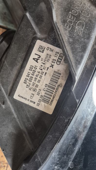 Оригинален Ляв Фар за Ауди А3 8P Фейс 2008- 2012г