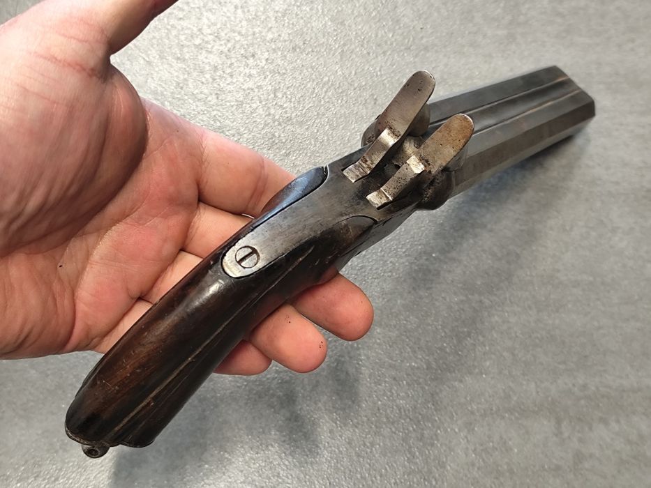 Колекционерски Двуцевен Пистолет / SPAIN 1860-1880г.