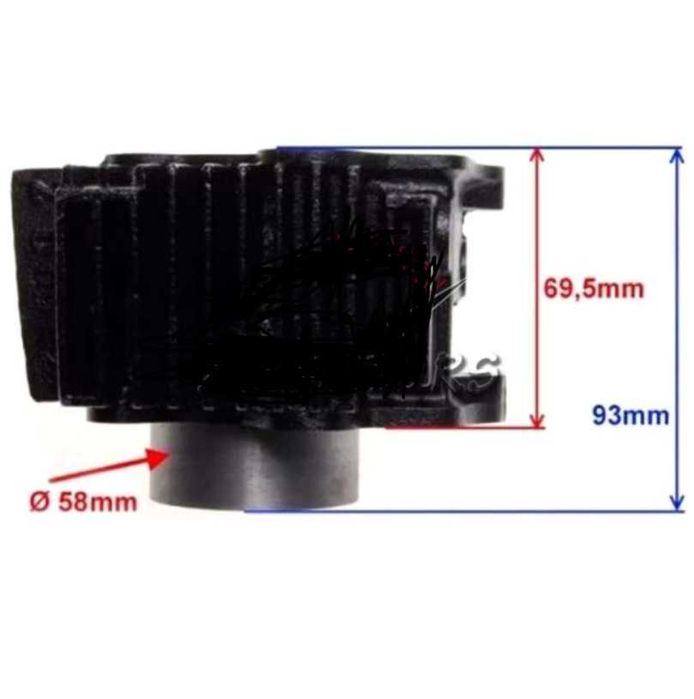 Set Motor Atv 125 125cc 54MM 4T Complet