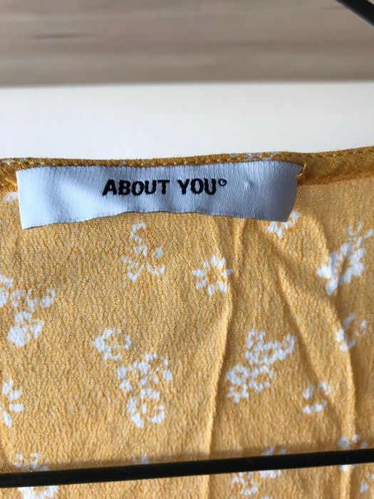 Rochiță galbenă pentru femei Rochie About You scurtă mărimea 34